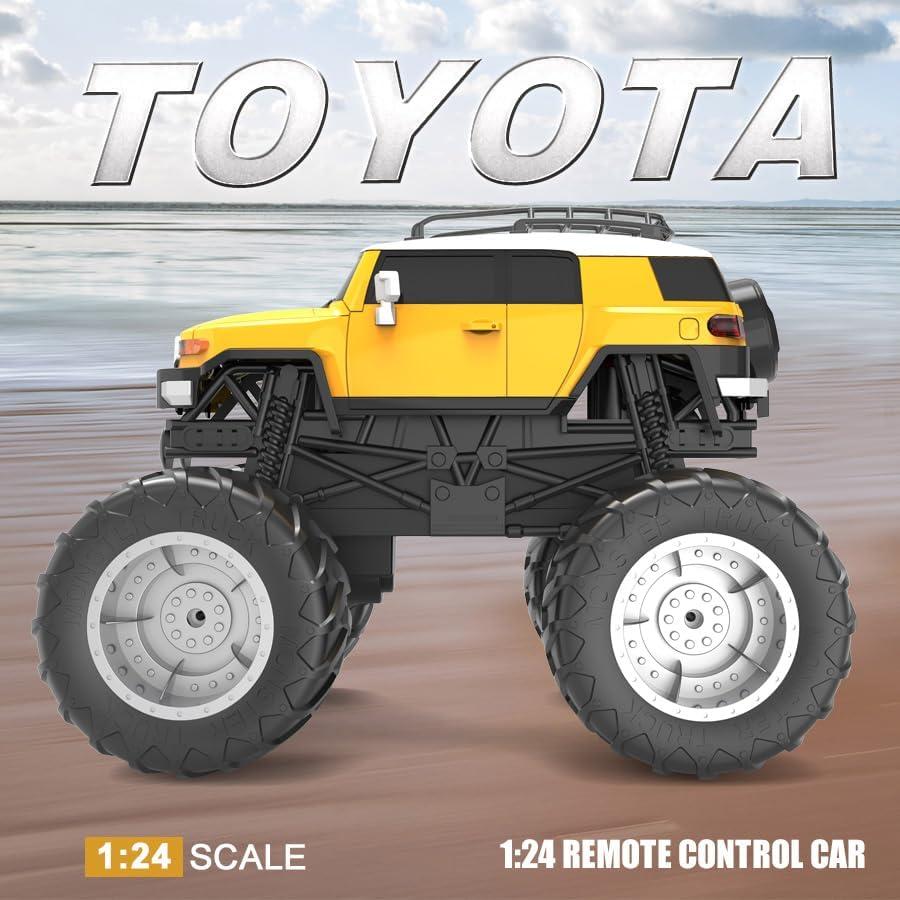 Jeep RC Vinie Toyota FJ Cruiser 2007 1:24 Inalámbrico Amarillo