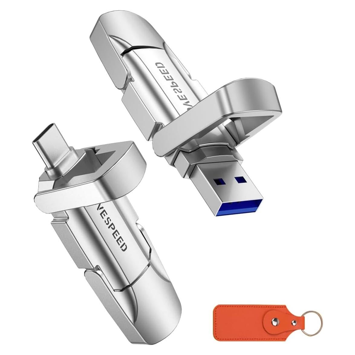 Unidad Flash MOVE SPEED 128GB USB 3.2 Tipo C Alta Velocidad