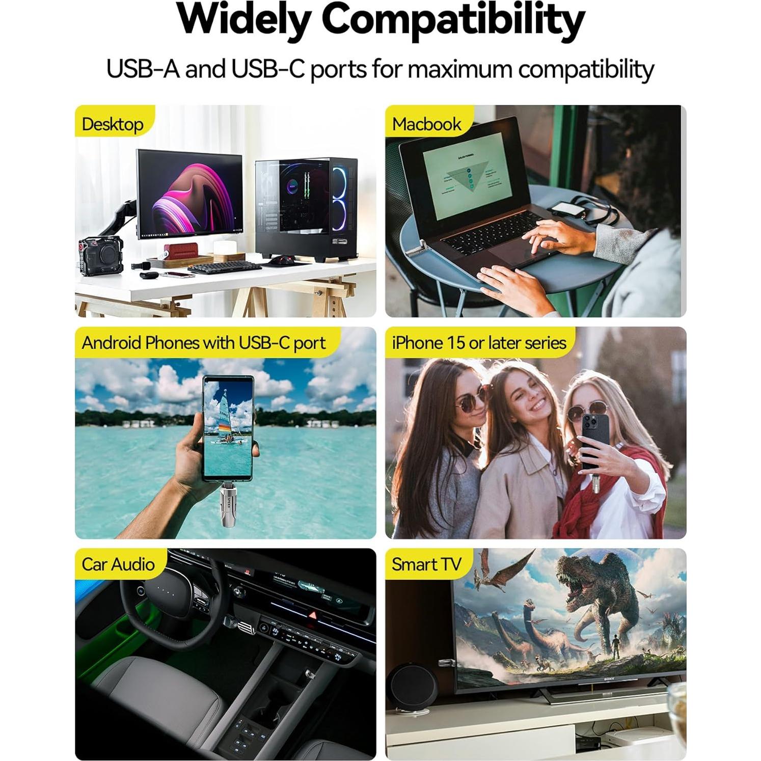 Unidad Flash MOVE SPEED 128GB USB 3.2 Tipo C Alta Velocidad