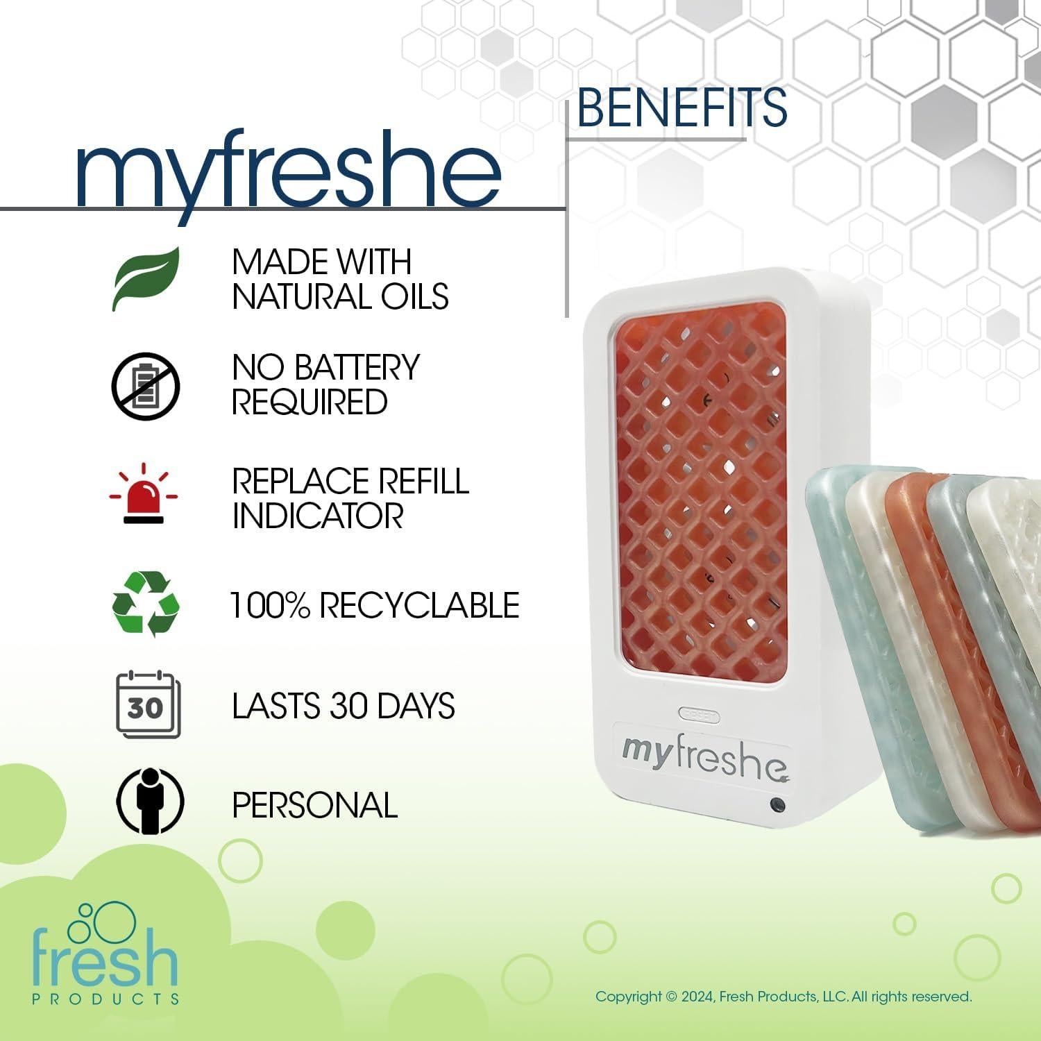 Ambientador Enchufable myfreshe Bosque Alpino 2 Paquetes