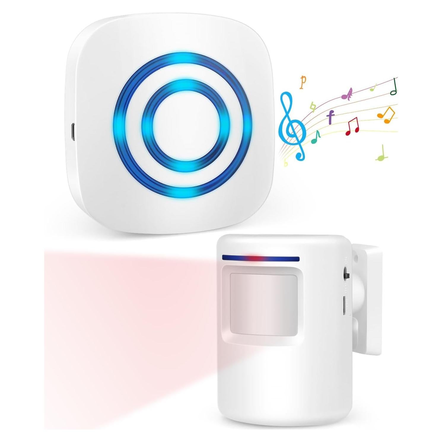 Timbre Inalámbrico Rigshru con Sensor de Movimiento 112g