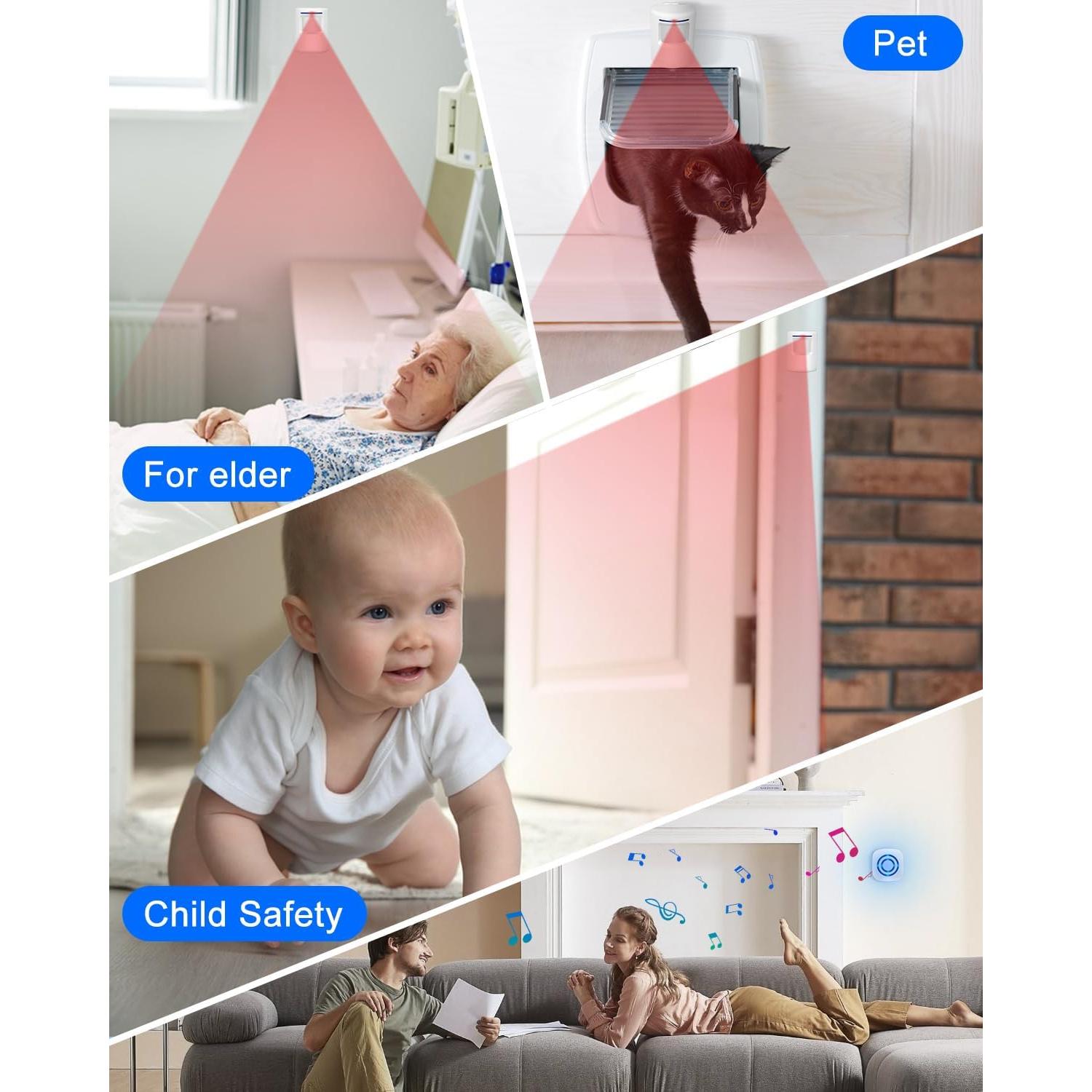 Timbre Inalámbrico Rigshru con Sensor de Movimiento 112g