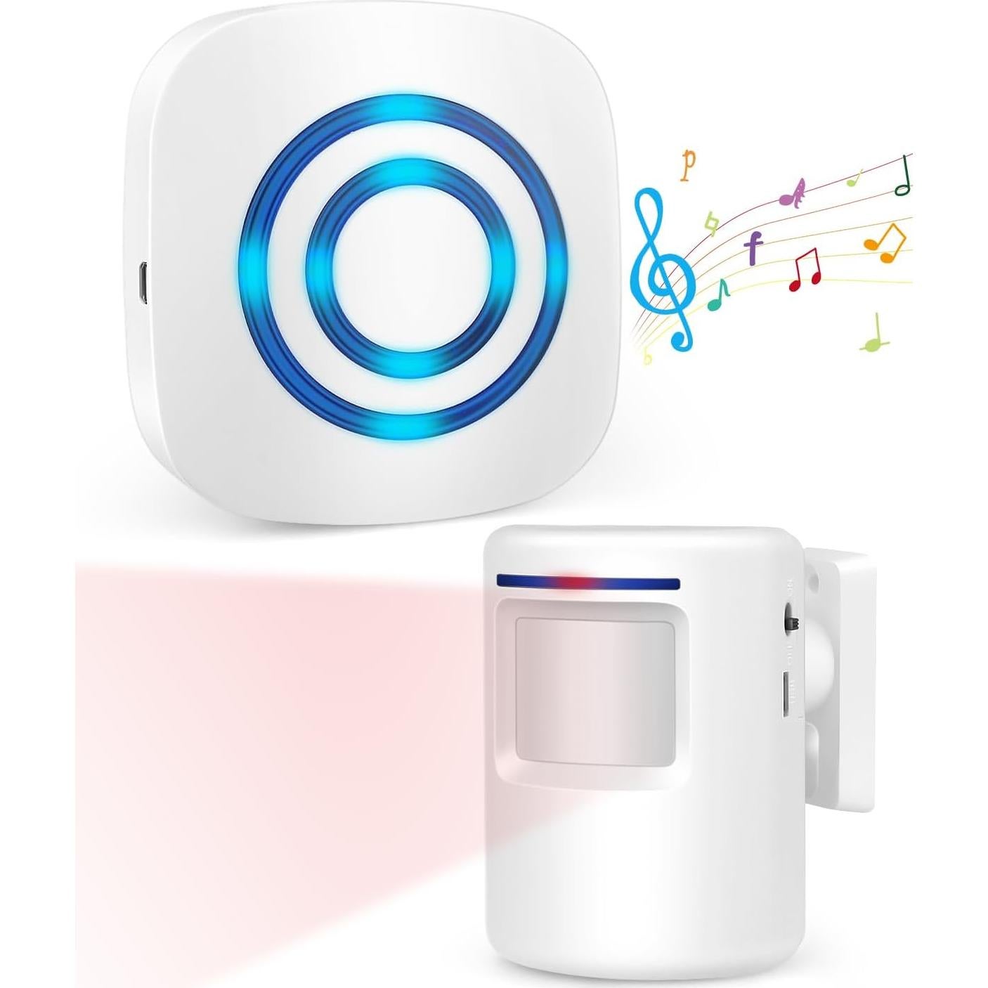 Timbre Inalámbrico Rigshru con Sensor de Movimiento 112g