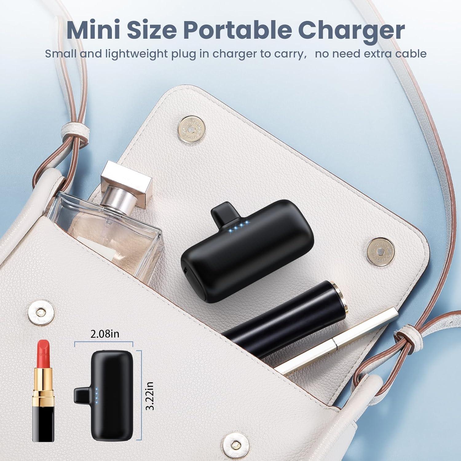 Cargador Portátil Mini 5200mAh para iPhone 20W PD - 2 Pack