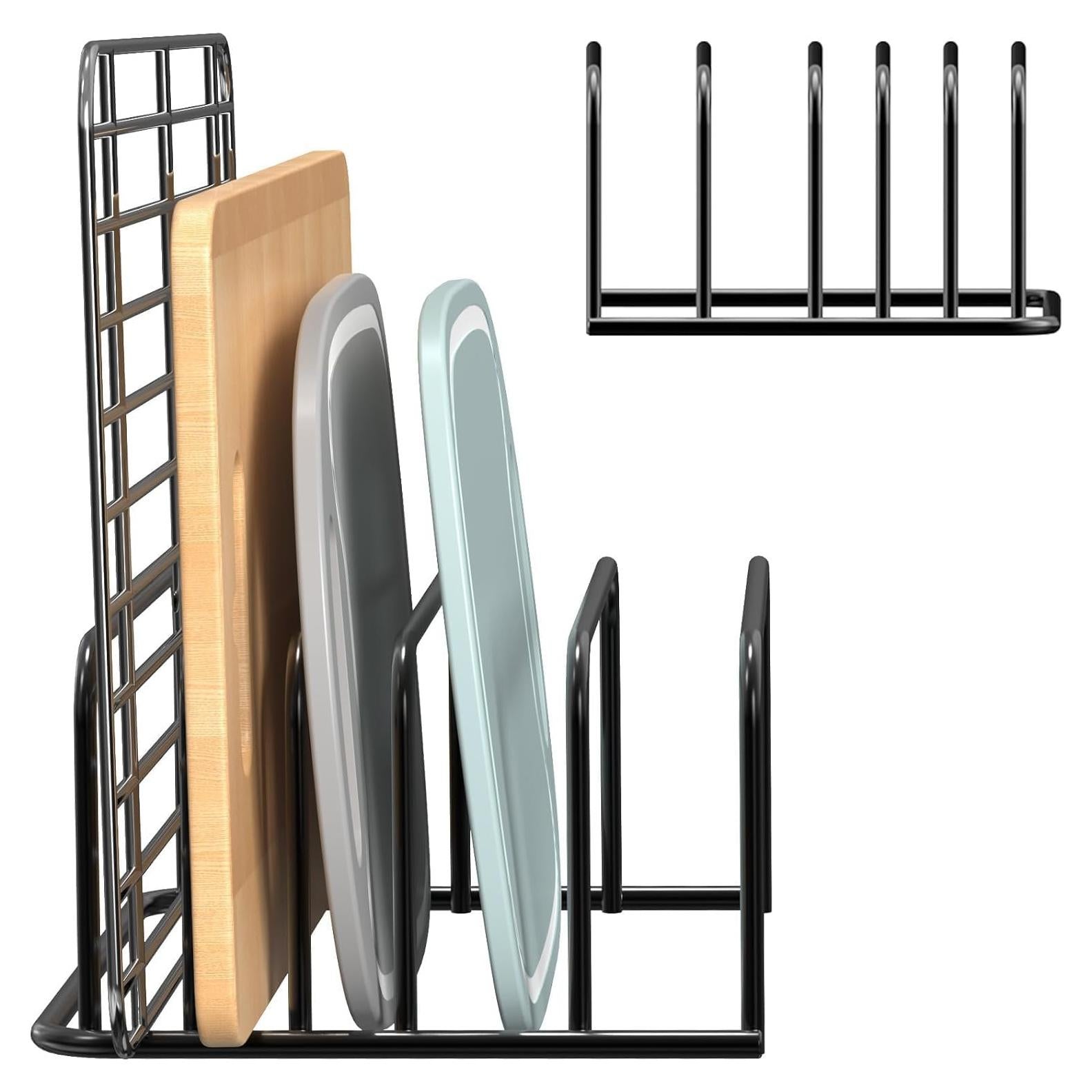 Organizador de Tablas de Cortar Fikoksol - Metal Negro 1-Pack