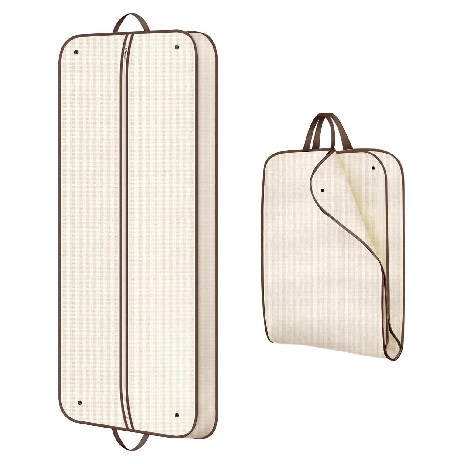 Bolsa de Ropa Plegable Misslo 60" Beige para Viaje y Almacenamiento