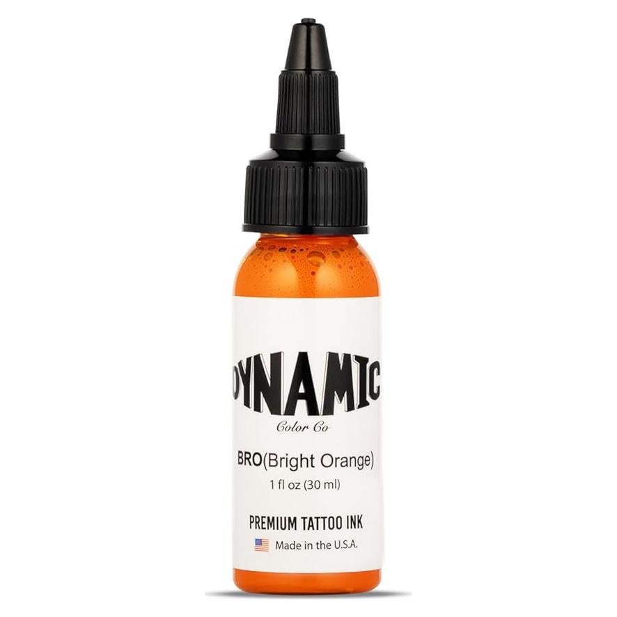 Tinta para Tatuajes Dynamic Color Naranja Brillante 29.57 ml