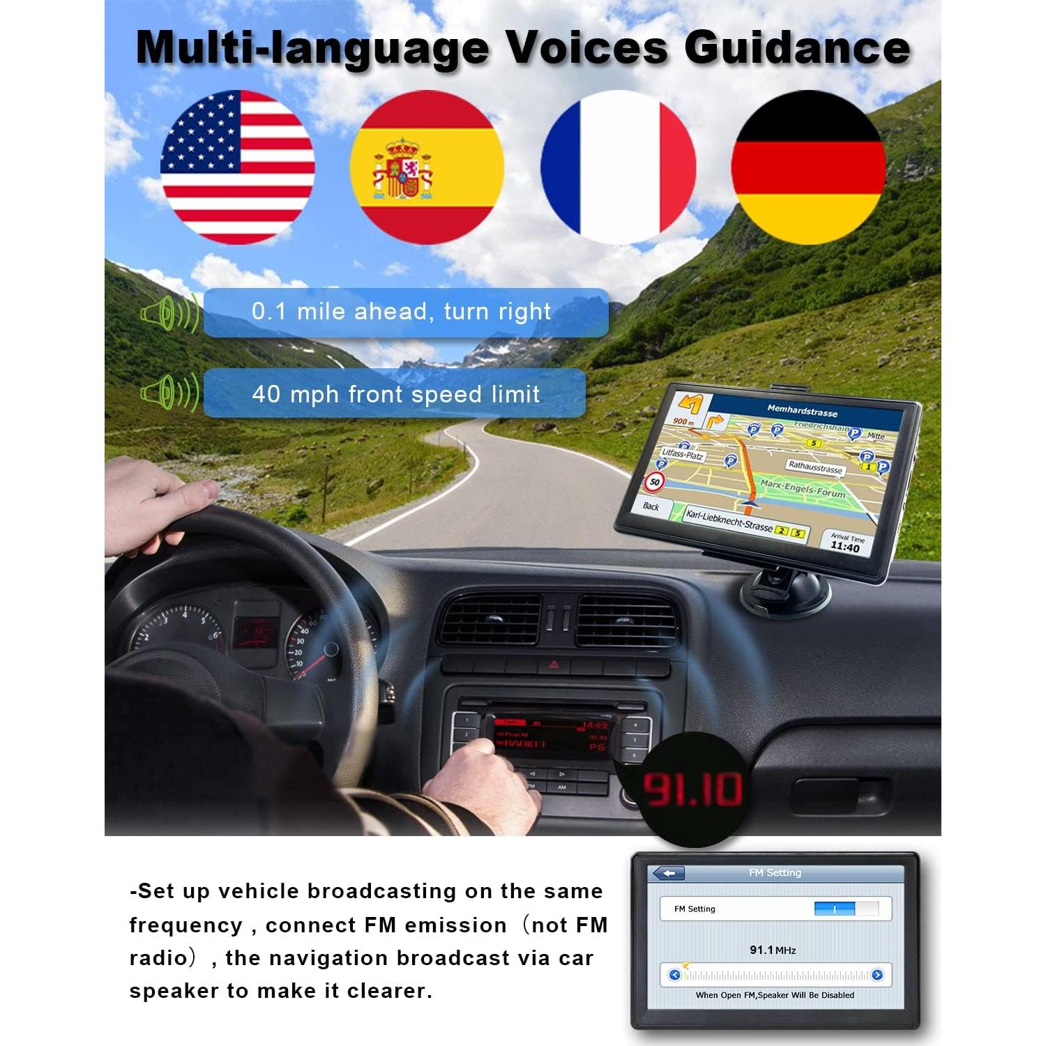 Navegador GPS OHREX N700 7" para Camiones y RV con Mapas 2025