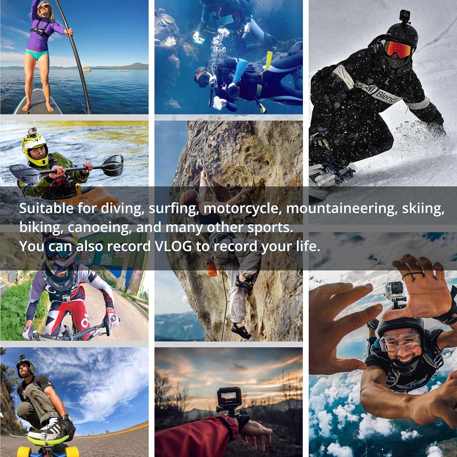 Kit de Accesorios Lifelimit 62 en 1 para Cámaras de Acción