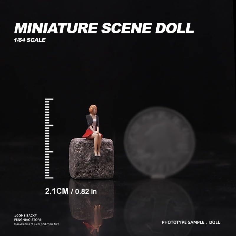 Figuras de acción miniatura WAVEIST 4pcs futbolistas 3cm