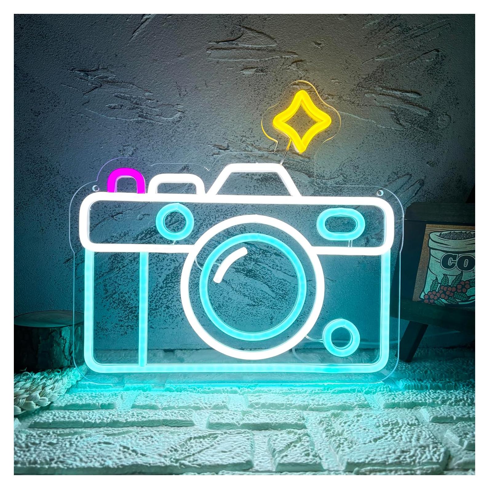 Luz de Neón LED Dimmable Cámara Manimo 33.8x30.9 cm