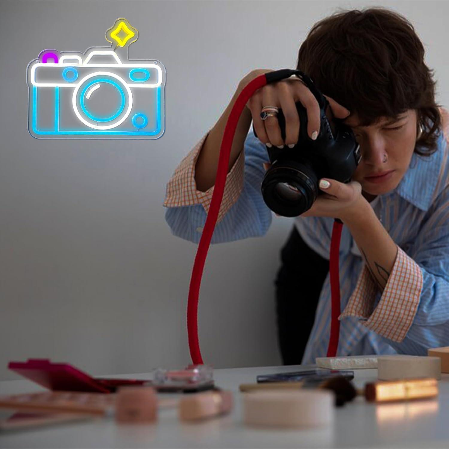 Luz de Neón LED Dimmable Cámara Manimo 33.8x30.9 cm