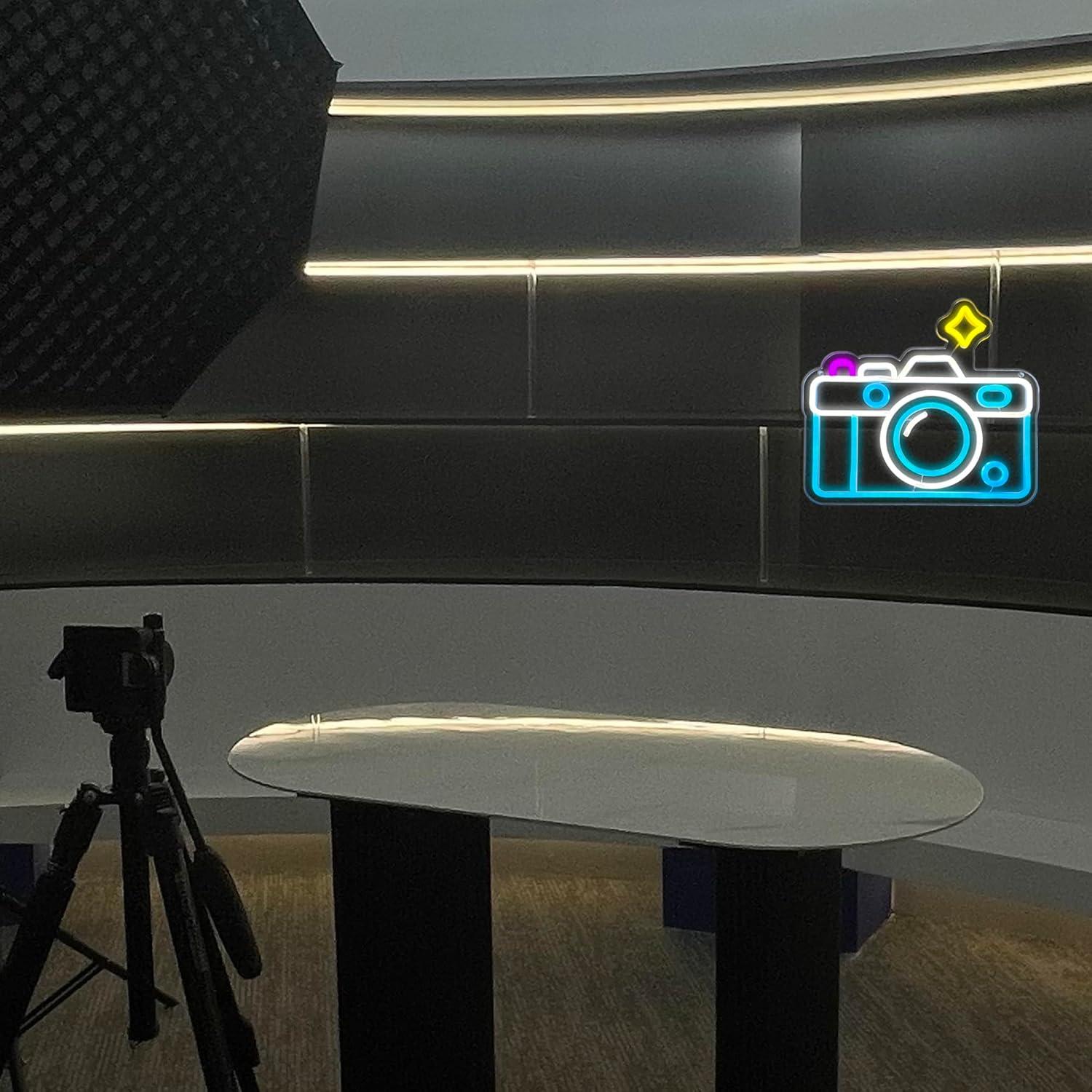 Luz de Neón LED Dimmable Cámara Manimo 33.8x30.9 cm