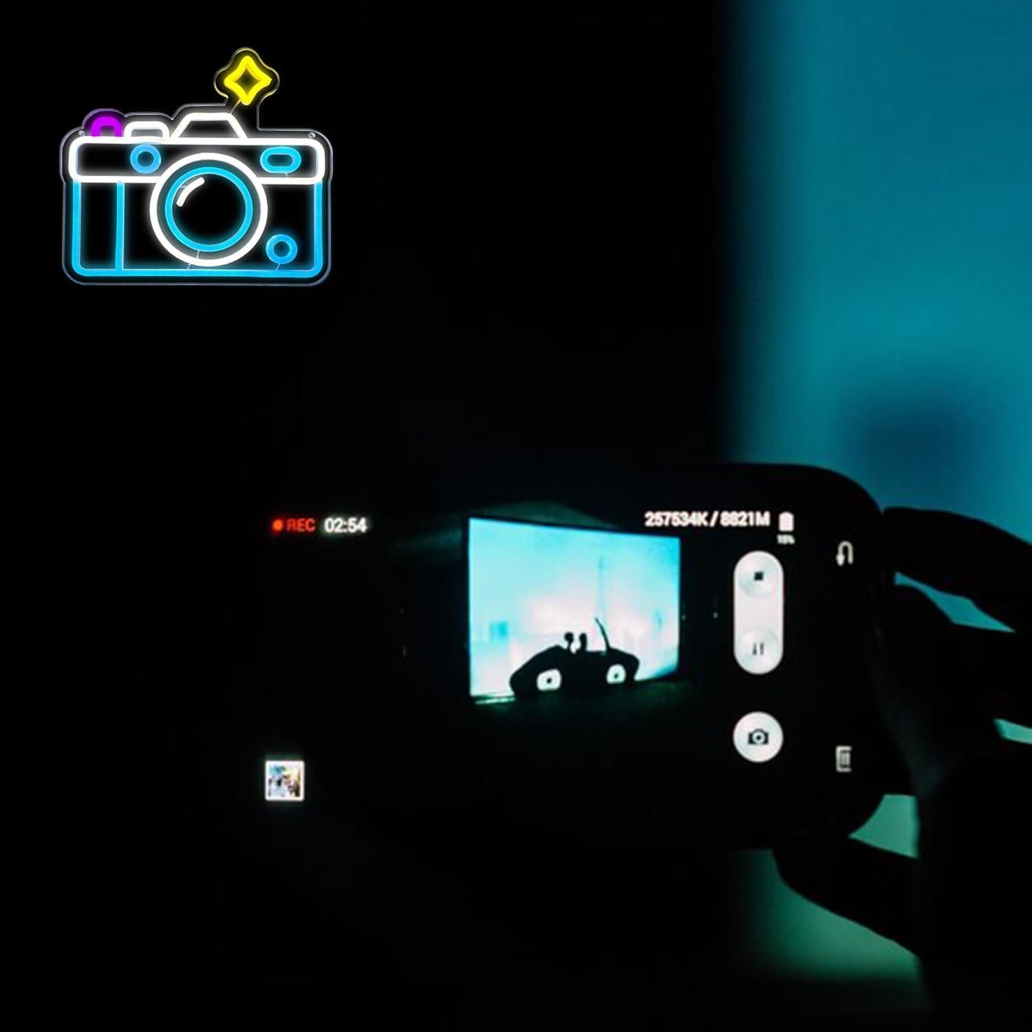 Luz de Neón LED Dimmable Cámara Manimo 33.8x30.9 cm