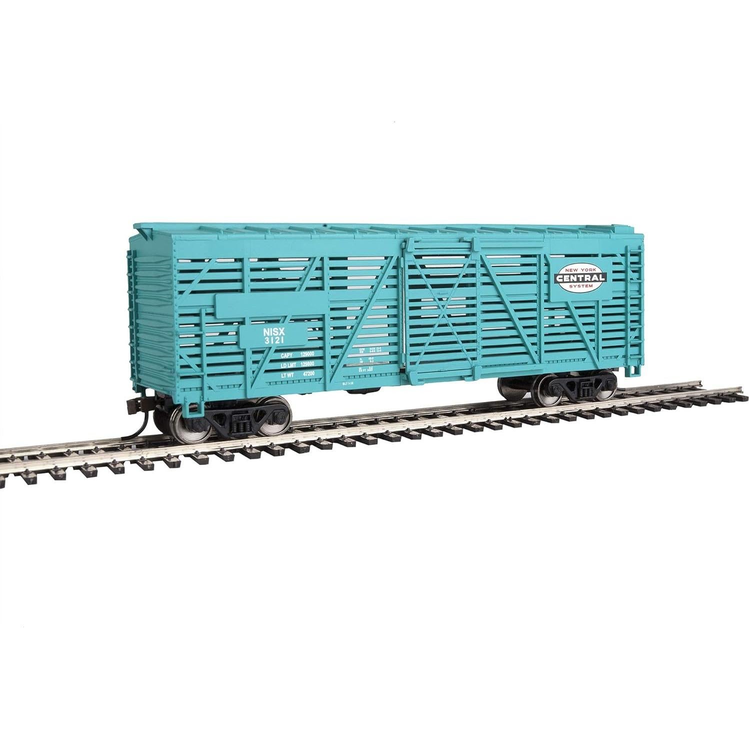 Vagón de Ganado Walthers HO Nueva York Central 40' Verde Jade