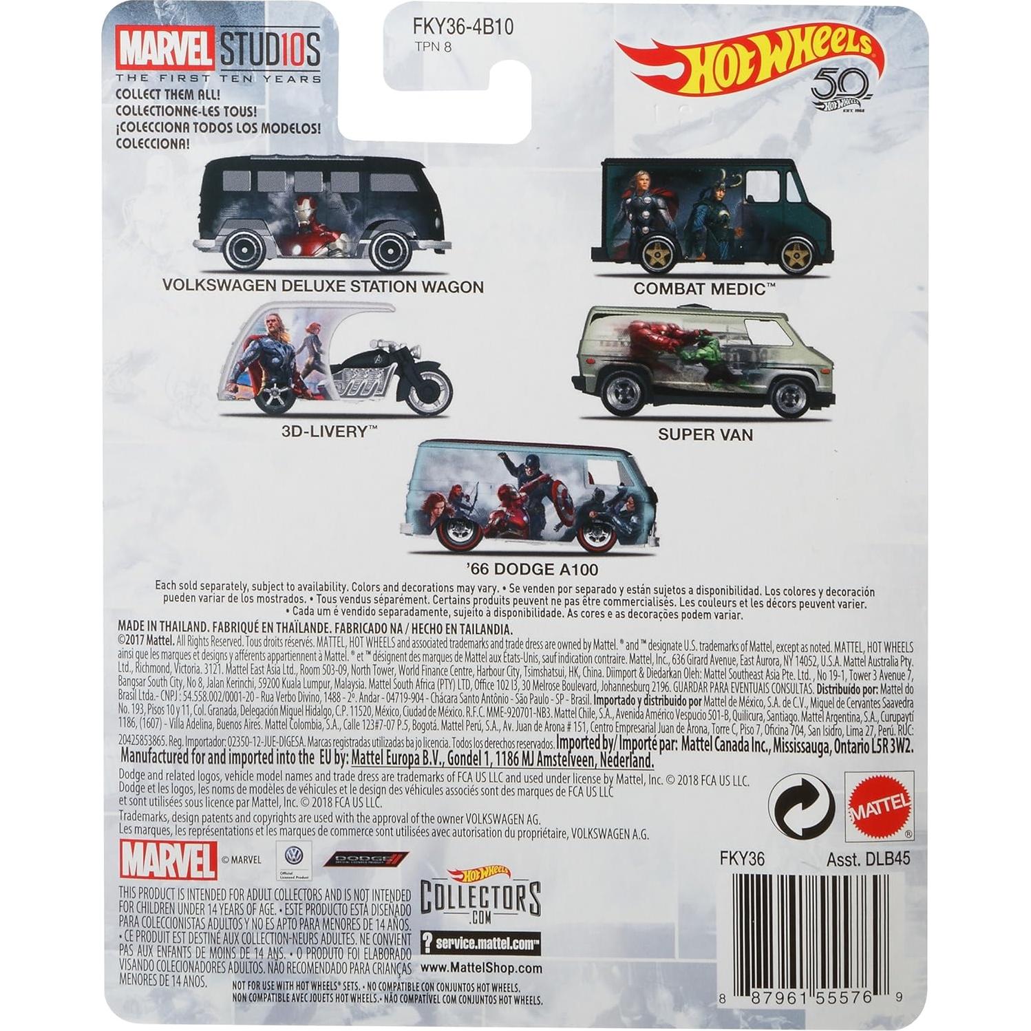 Hot Wheels Cultura Pop Modelo a Escala 1:64 - Mattel