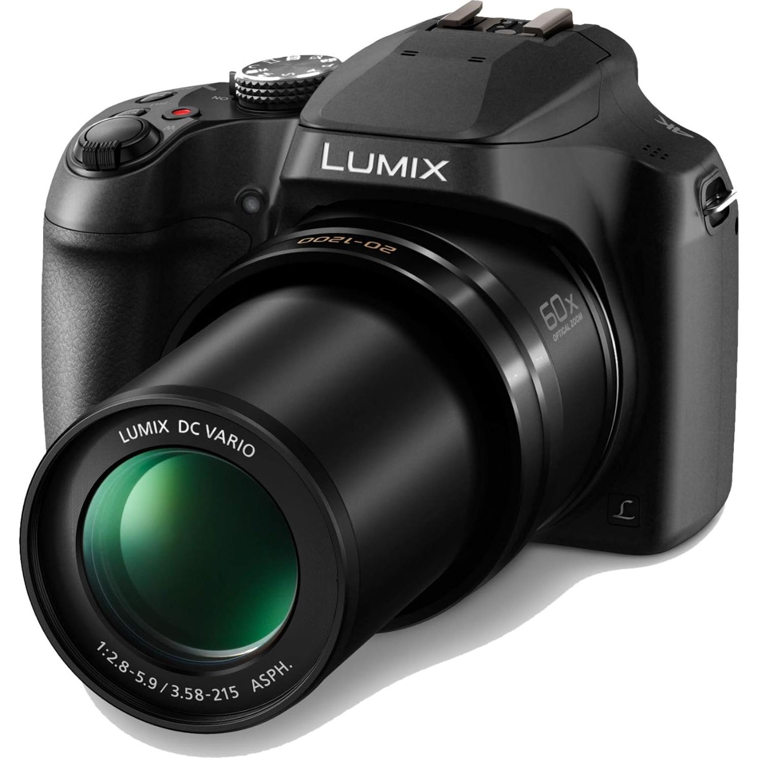 Cámara Digital Panasonic Lumix FZ80 18.1MP 4K Zoom 60X