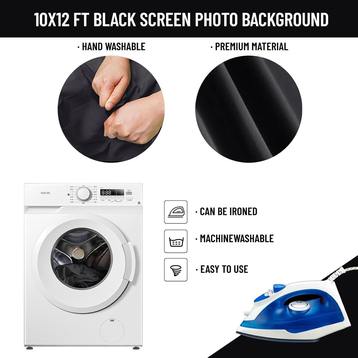 Kit de Soporte de Fondo Fotográfico BEIYANG 2.6-2.6m Ajustable