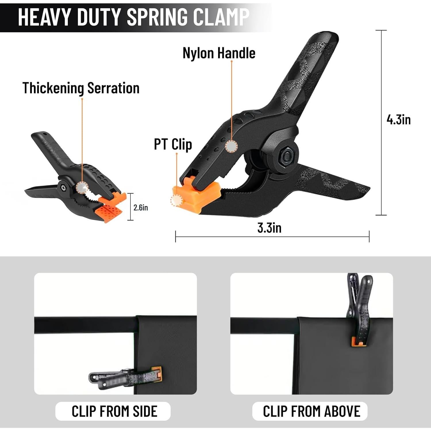 Kit de Soporte de Fondo Fotográfico BEIYANG 2.6-2.6m Ajustable