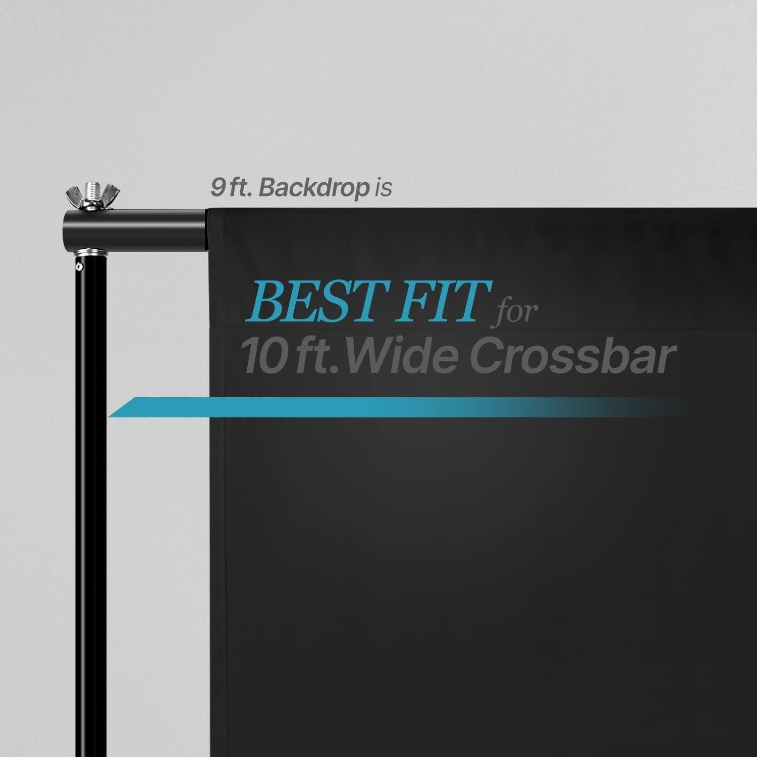 Fondo Fotográfico Negro LimoStudio 2.74 x 3.96 m AGG3448