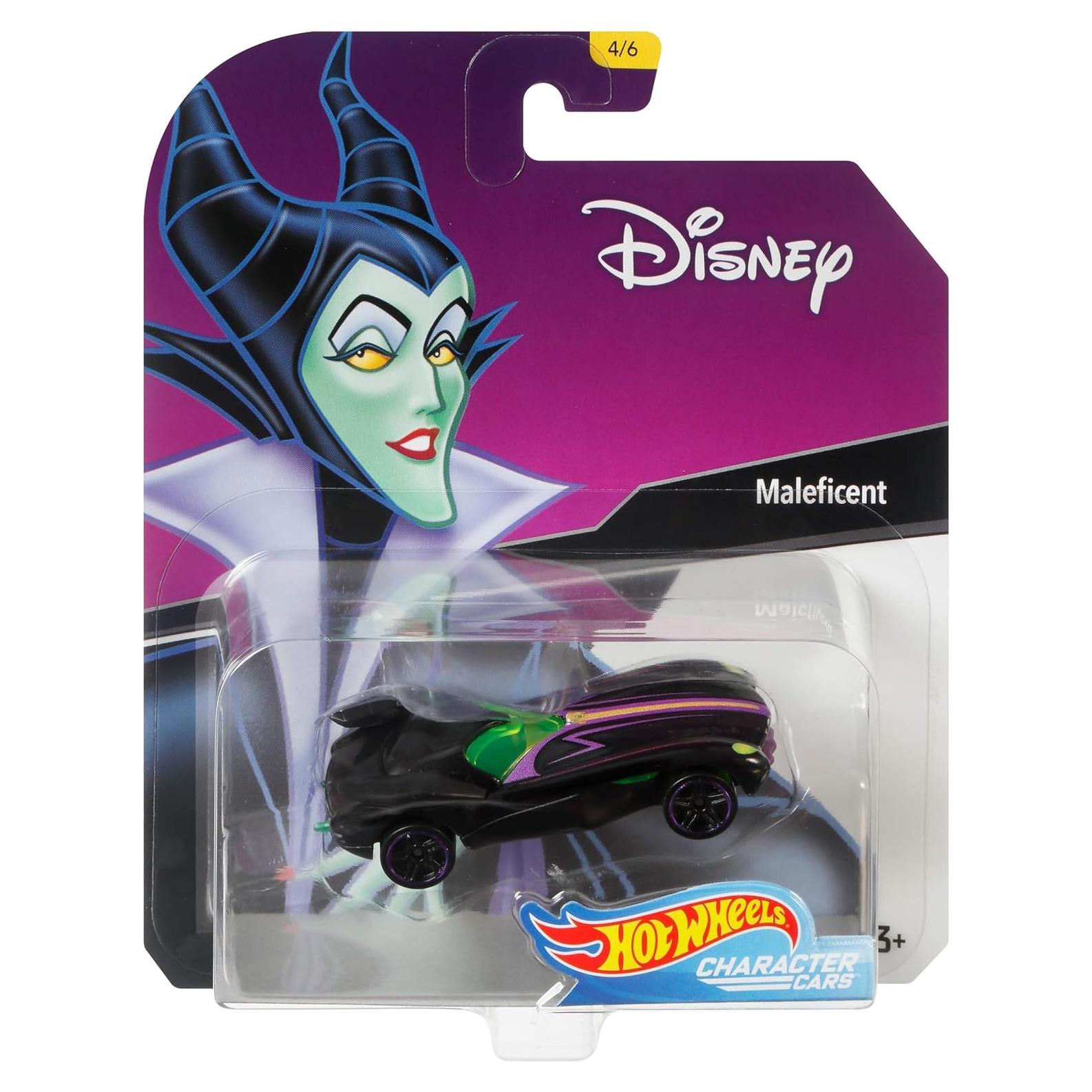 Vehículo Hot Wheels Maleficent Disney 1:64 Detalles Realistas
