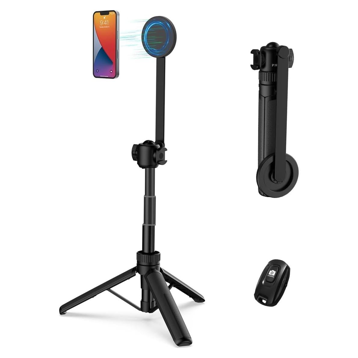 Trípode de Selfie Magnético PHOPIK Extensible 20-88 cm