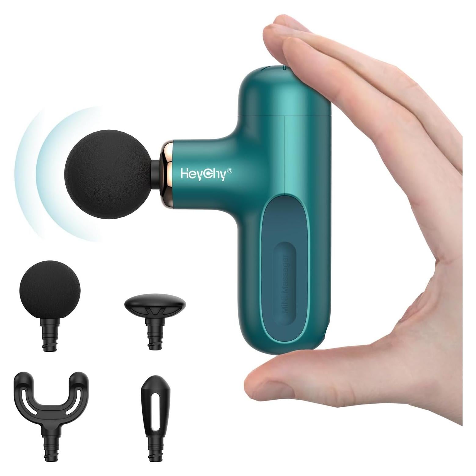 Pistola de Masaje Compacta HEYCHY CUTE X1-GR Verde 5 Niveles