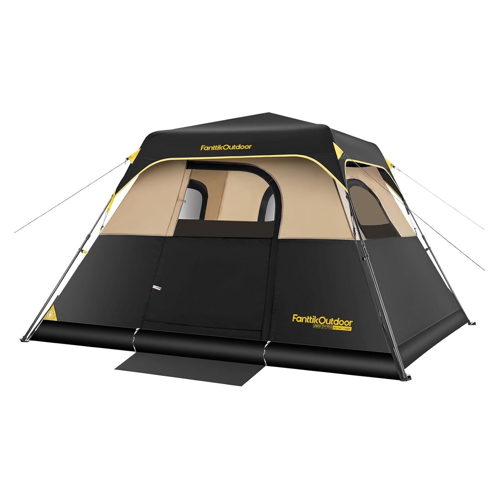 Carpa de Camping FanttikOutdoor Zeta C4 Pro 4 Personas Caqui