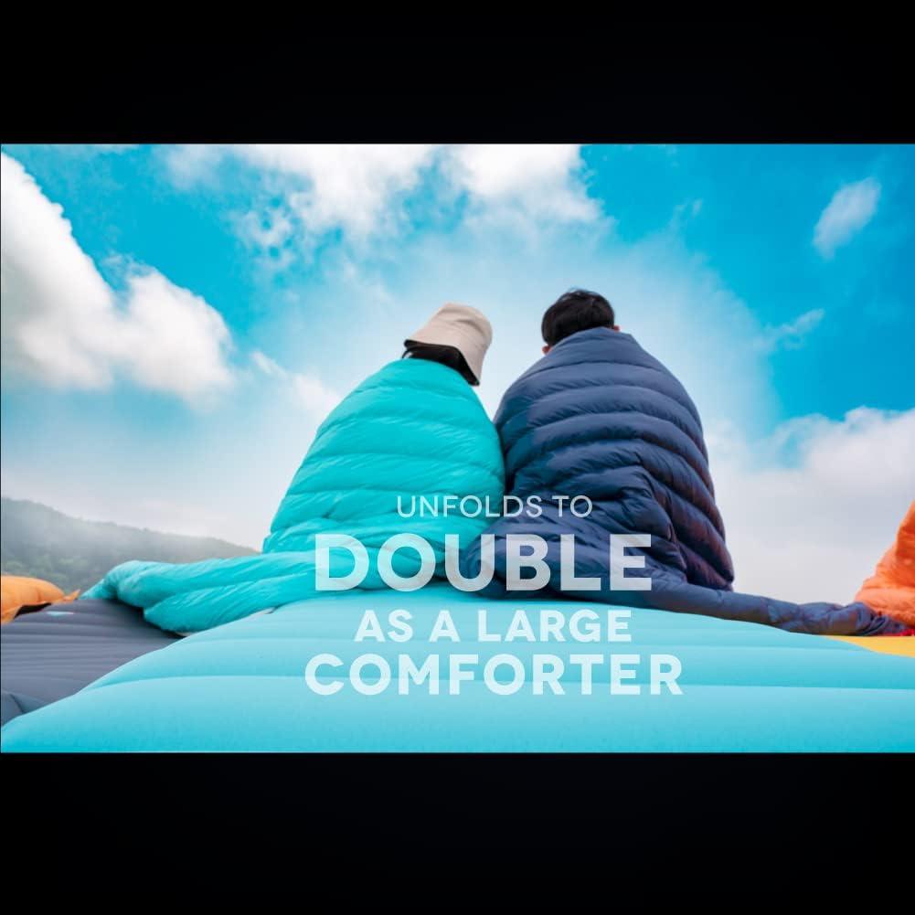 Saco de Dormir ZOOOBELIVES Alplive T400 0-10°C 765g Doble