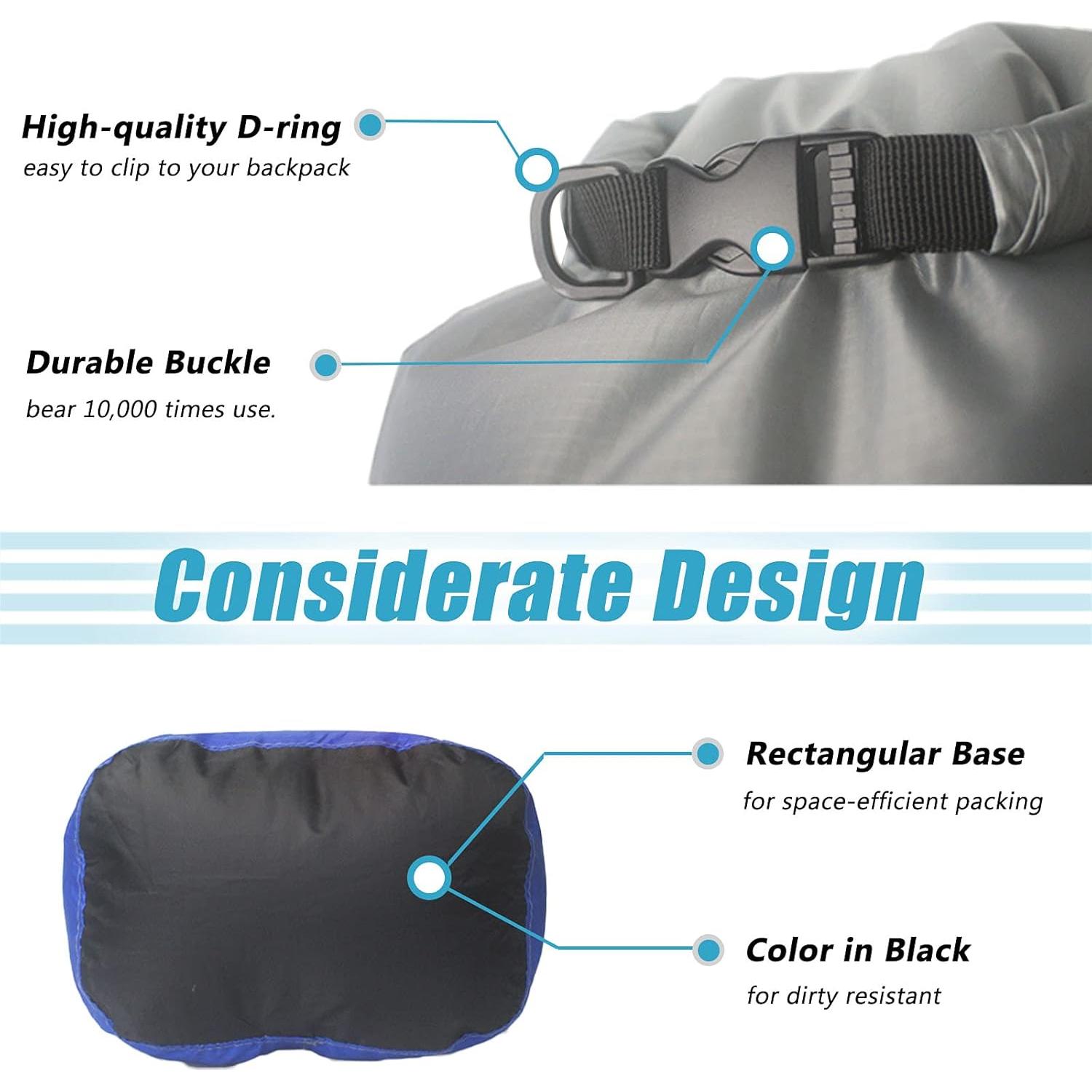 Frelaxy Bolsa Impermeable 3 Pack Ultraligera 5L 10L 20L