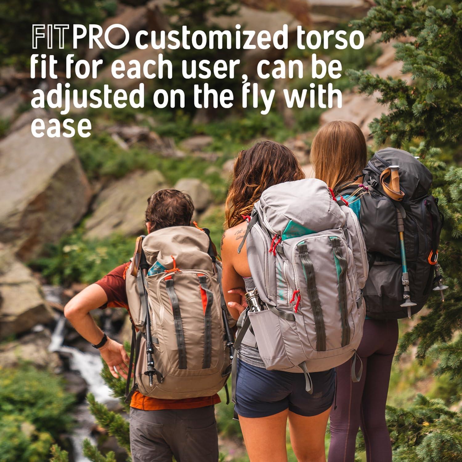 Mochila Kelty Redwing 50L Negra - Senderismo y Acampada