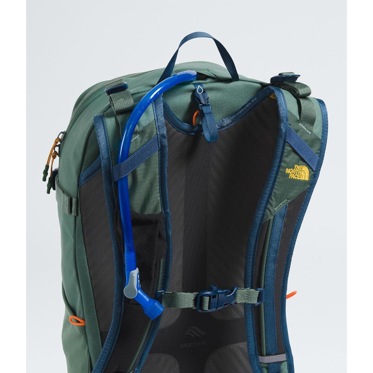 Mochila de Día The North Face 24L con Cubierta Lluvia Verde/Azul