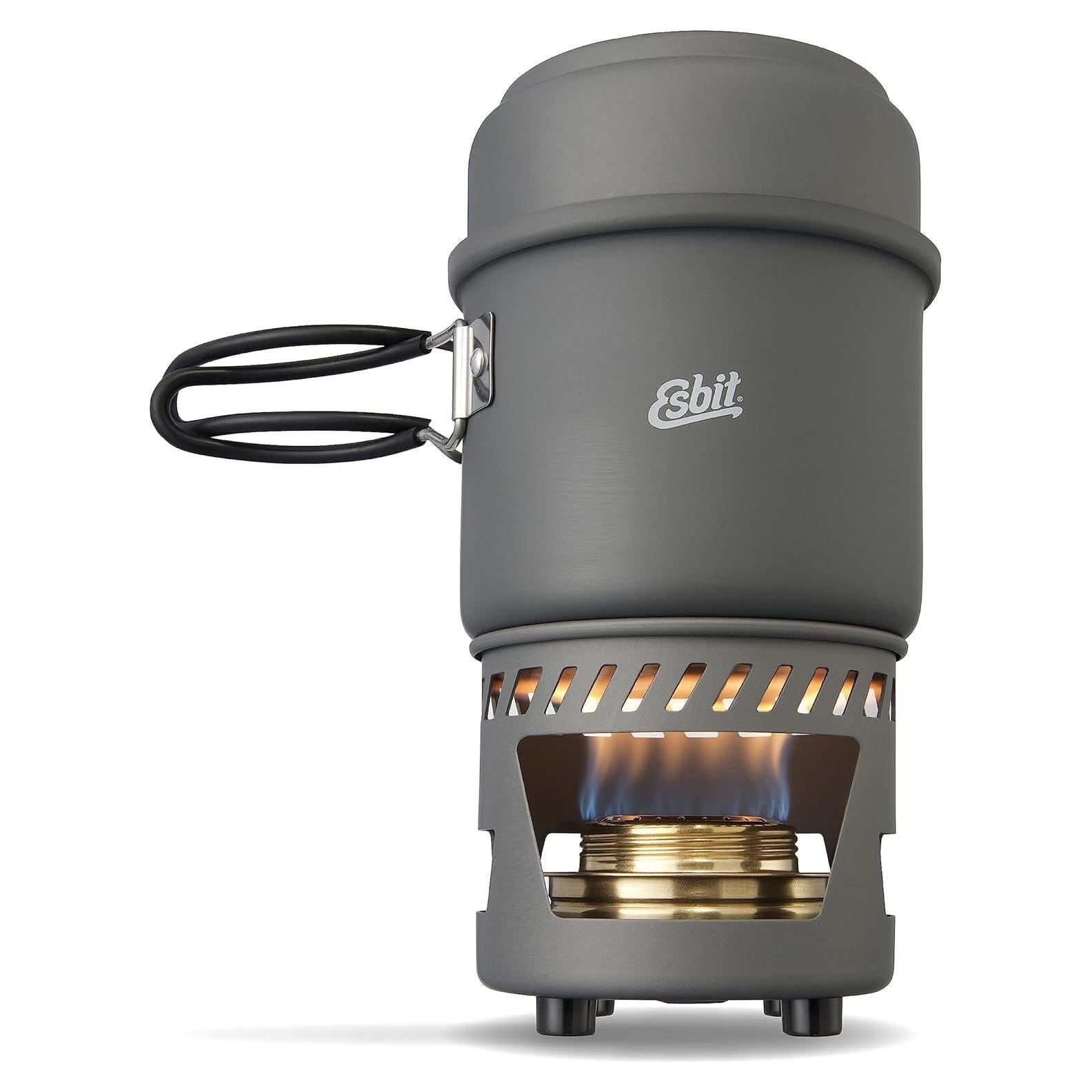 Set de Cocina Esbit de 5 Piezas con Estufa de Alcohol 985ml