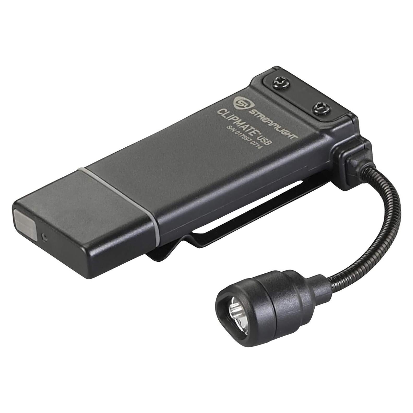 Luz Clip Streamlight 61126 Recargable USB 70 Lúmenes Negra