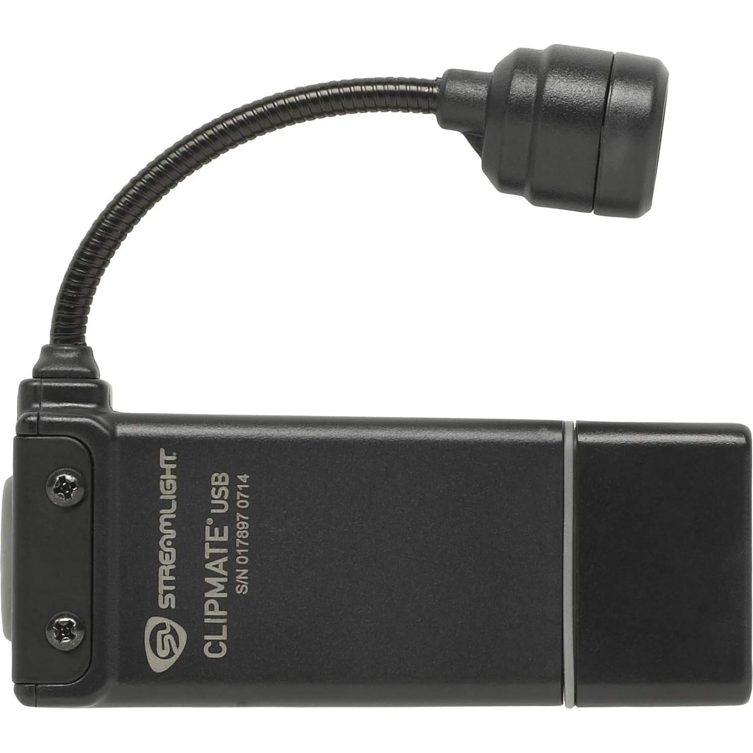 Luz Clip Streamlight 61126 Recargable USB 70 Lúmenes Negra