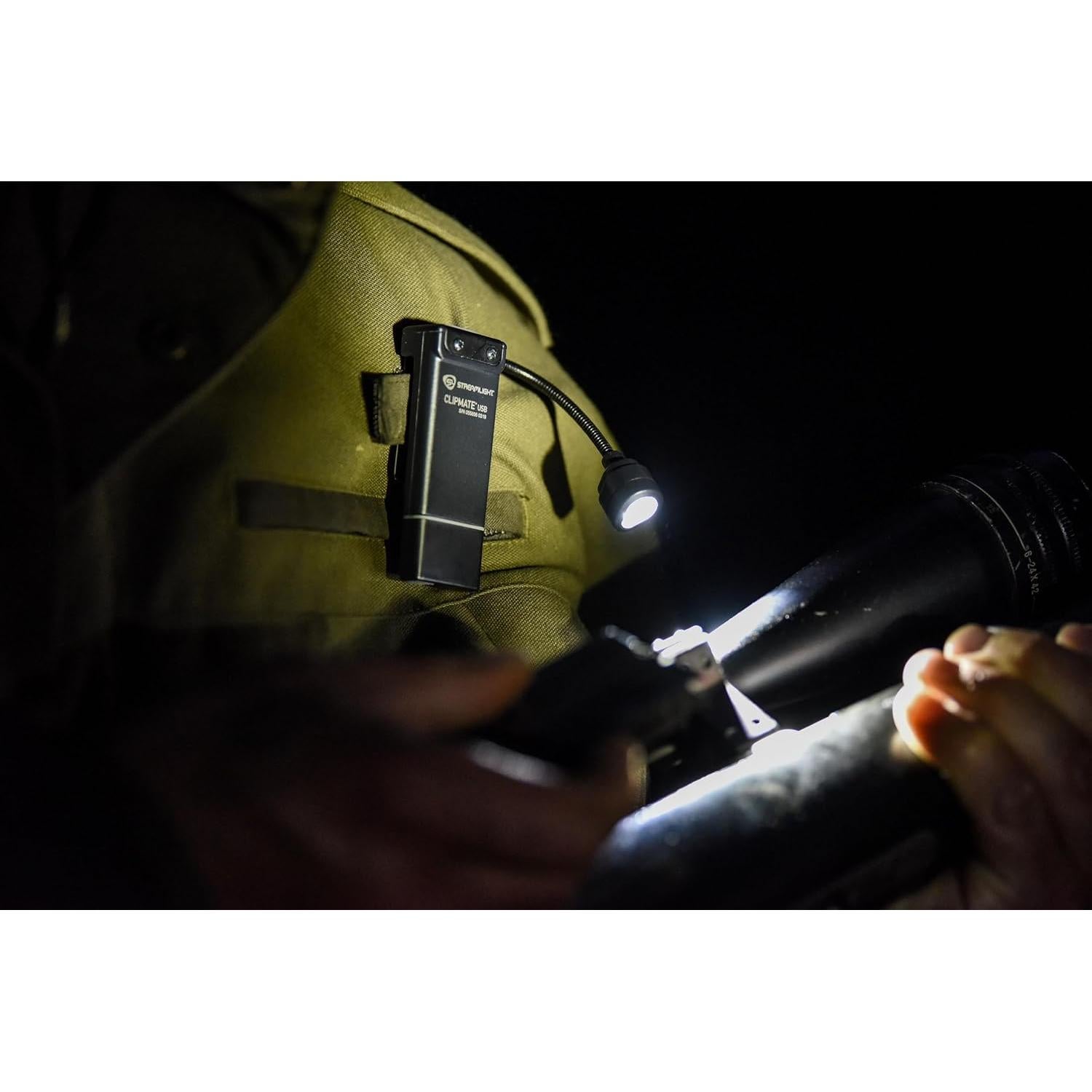 Luz Clip Streamlight 61126 Recargable USB 70 Lúmenes Negra