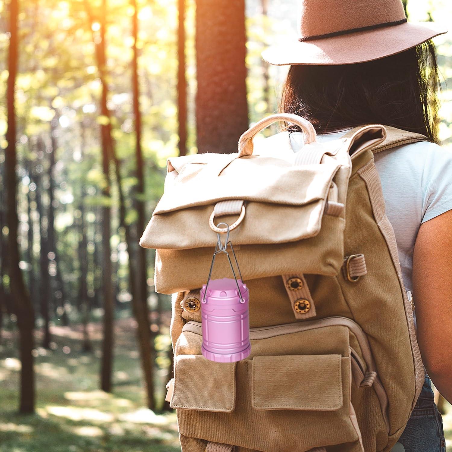 Linterna de Camping LED Rosa SEAMAGIC 250 Lúmenes Portátil