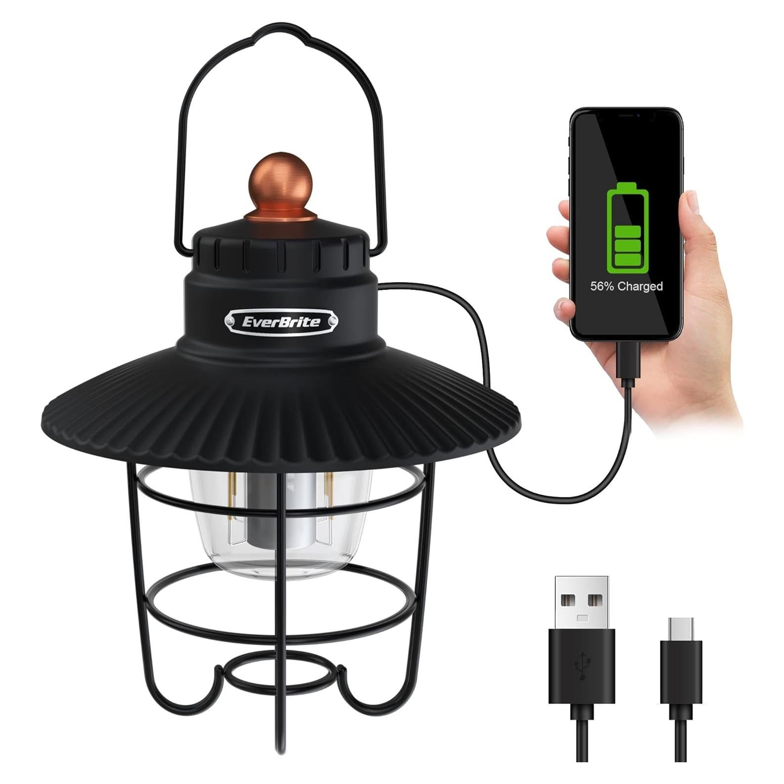 Linterna de Camping LED EverBrite 550 Lúmenes Recargable USB