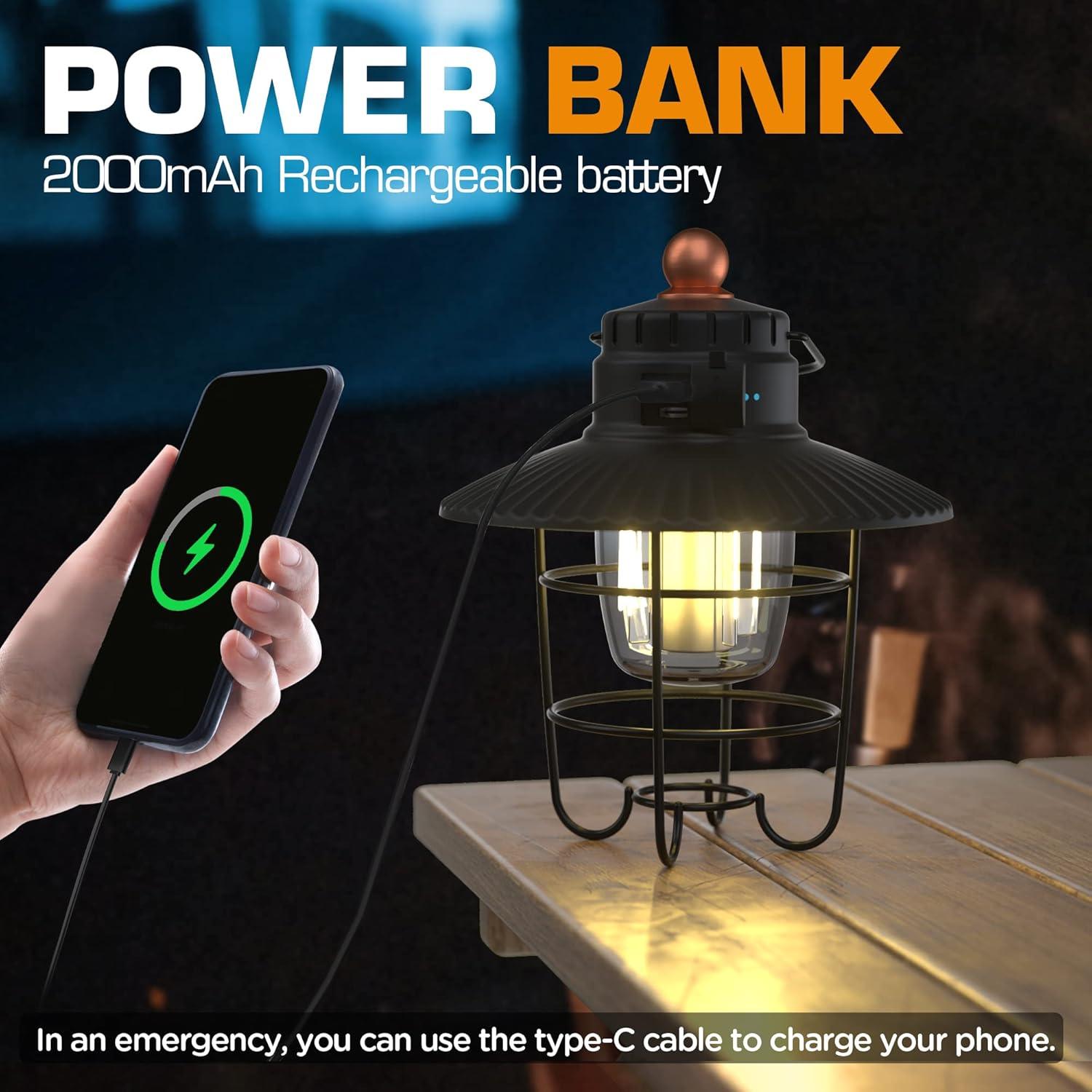 Linterna de Camping LED EverBrite 550 Lúmenes Recargable USB