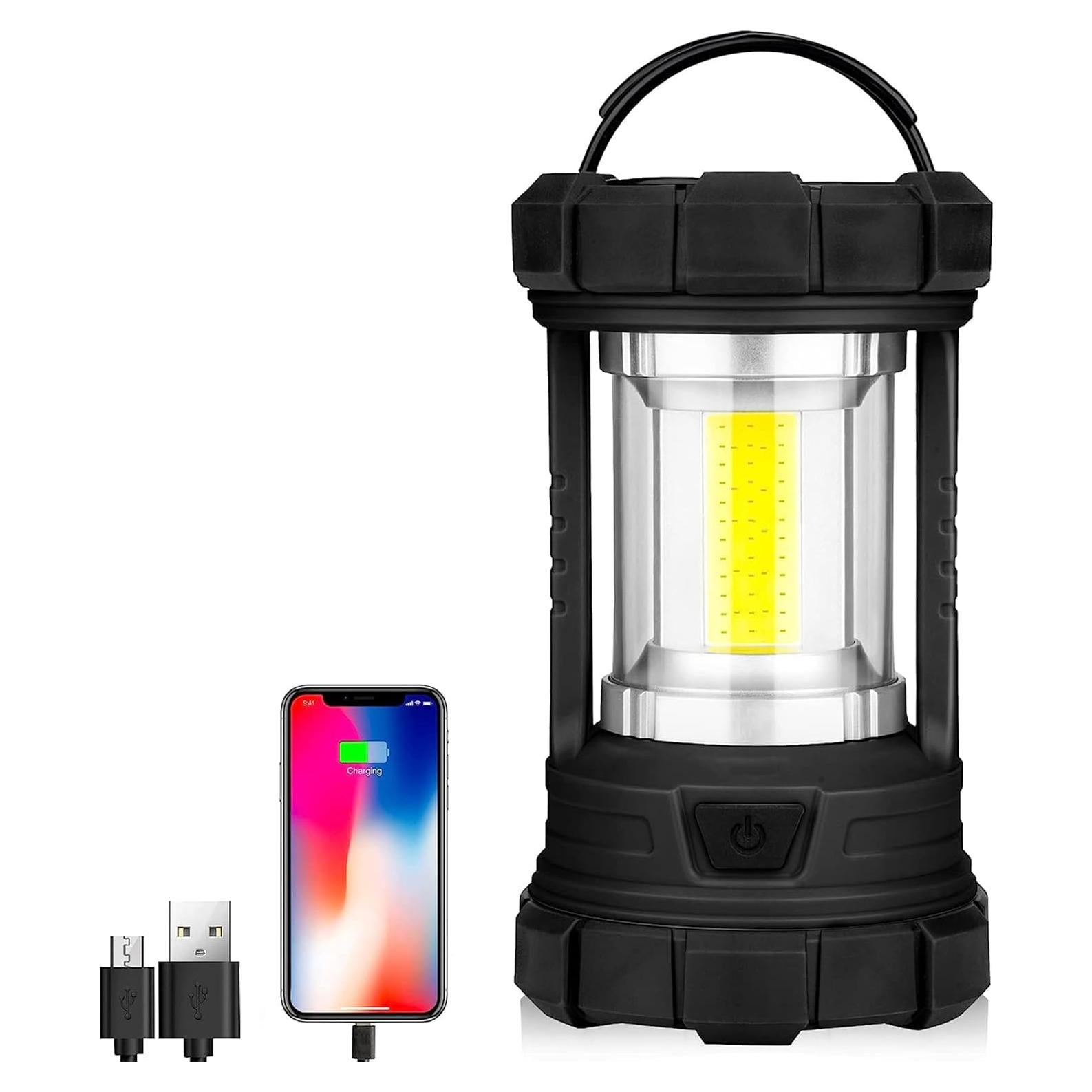 Linterna de Camping Recargable LED 3000LM Elesall - 5 Modos