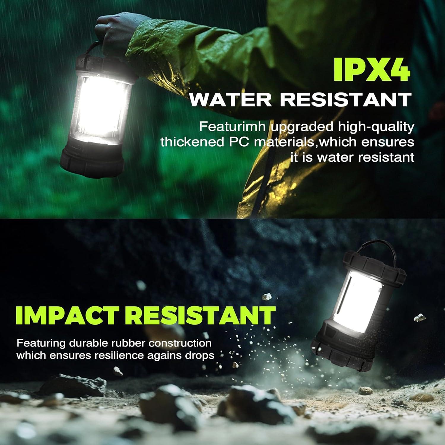 Linterna de Camping Recargable LED 3000LM Elesall - 5 Modos