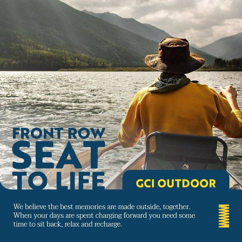 Asiento de Canoa Plegable GCI Outdoor SitBacker Negro