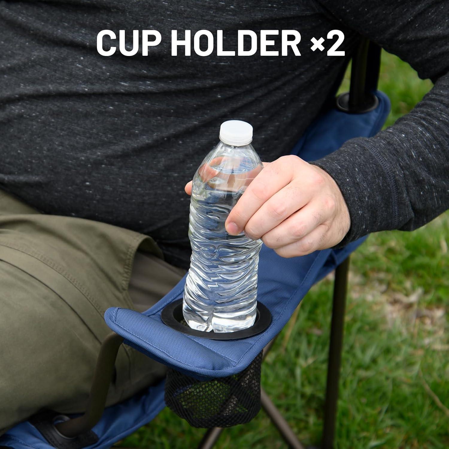 Sillón Loveseat Plegable Timber Ridge para 2 Personas Azul