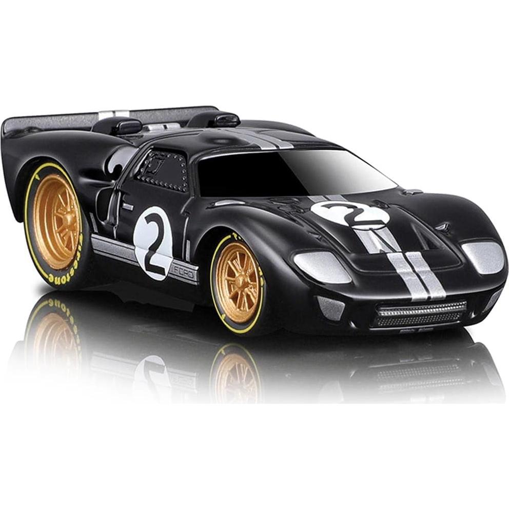 Coche Diecast 1966 GT40 MKII Negro Muscle Machines 1/64