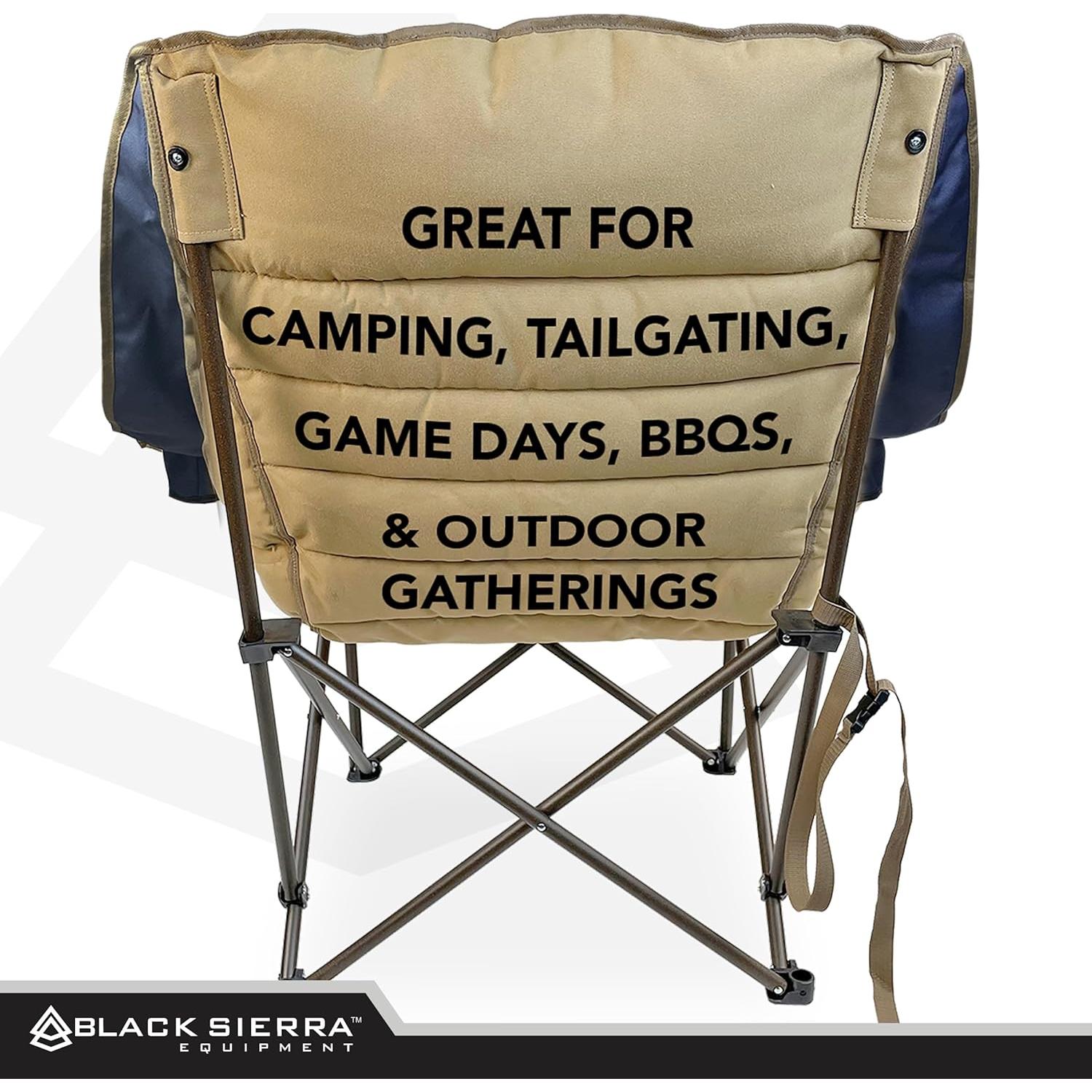 Silla de Camping Plegable Black Sierra Big Bear XL 181 kg