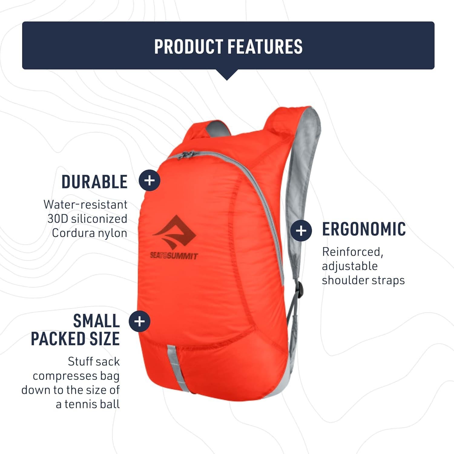 Mochila Ultraligera Sea to Summit 20L Azul Atolón