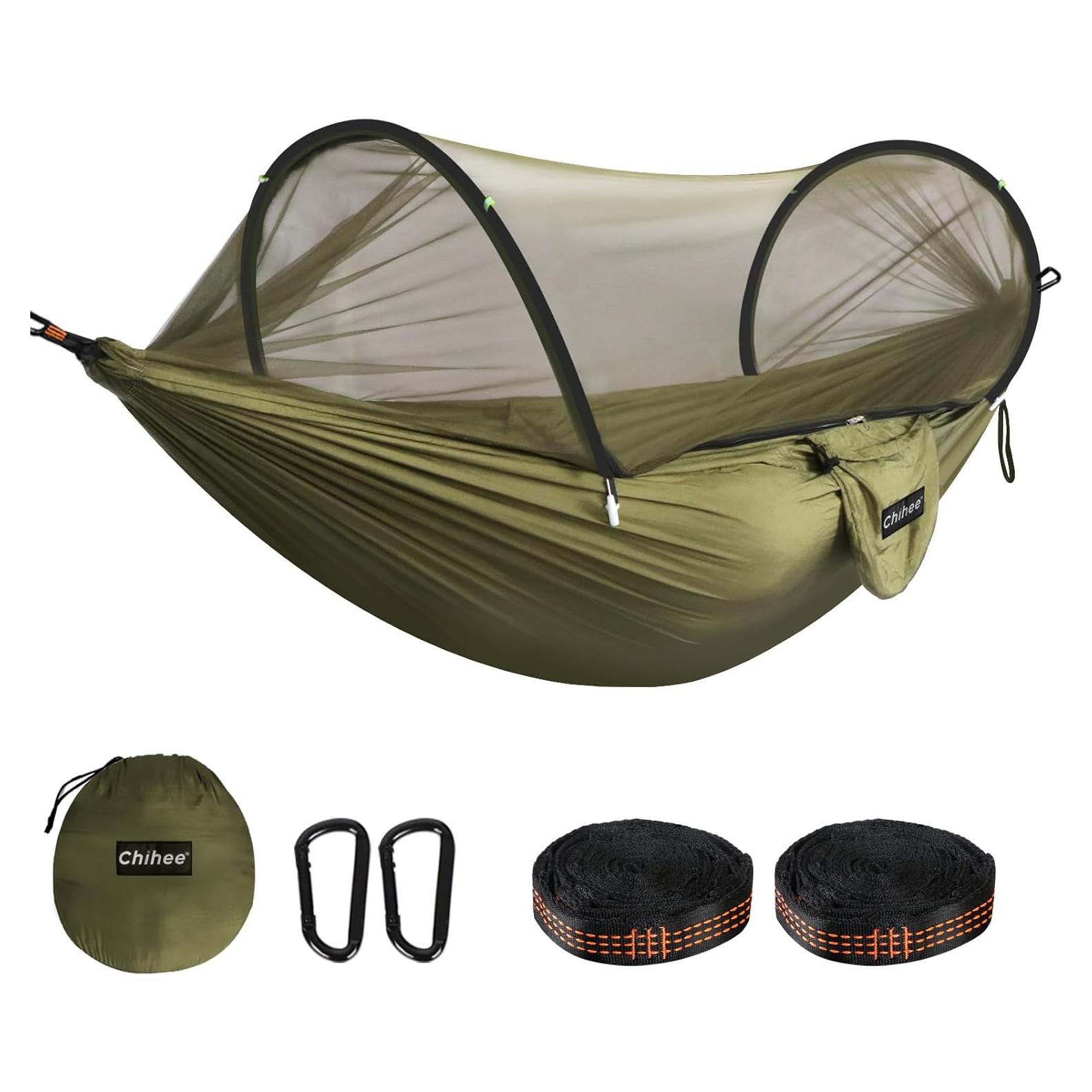 Hamaca de Camping Chihee Ultra-Ligera 300 kg Verde Militar