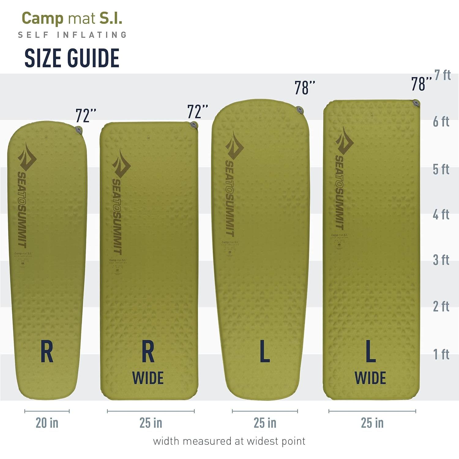 Colchón Autoinflable Sea to Summit Grande 200.7x63.5cm