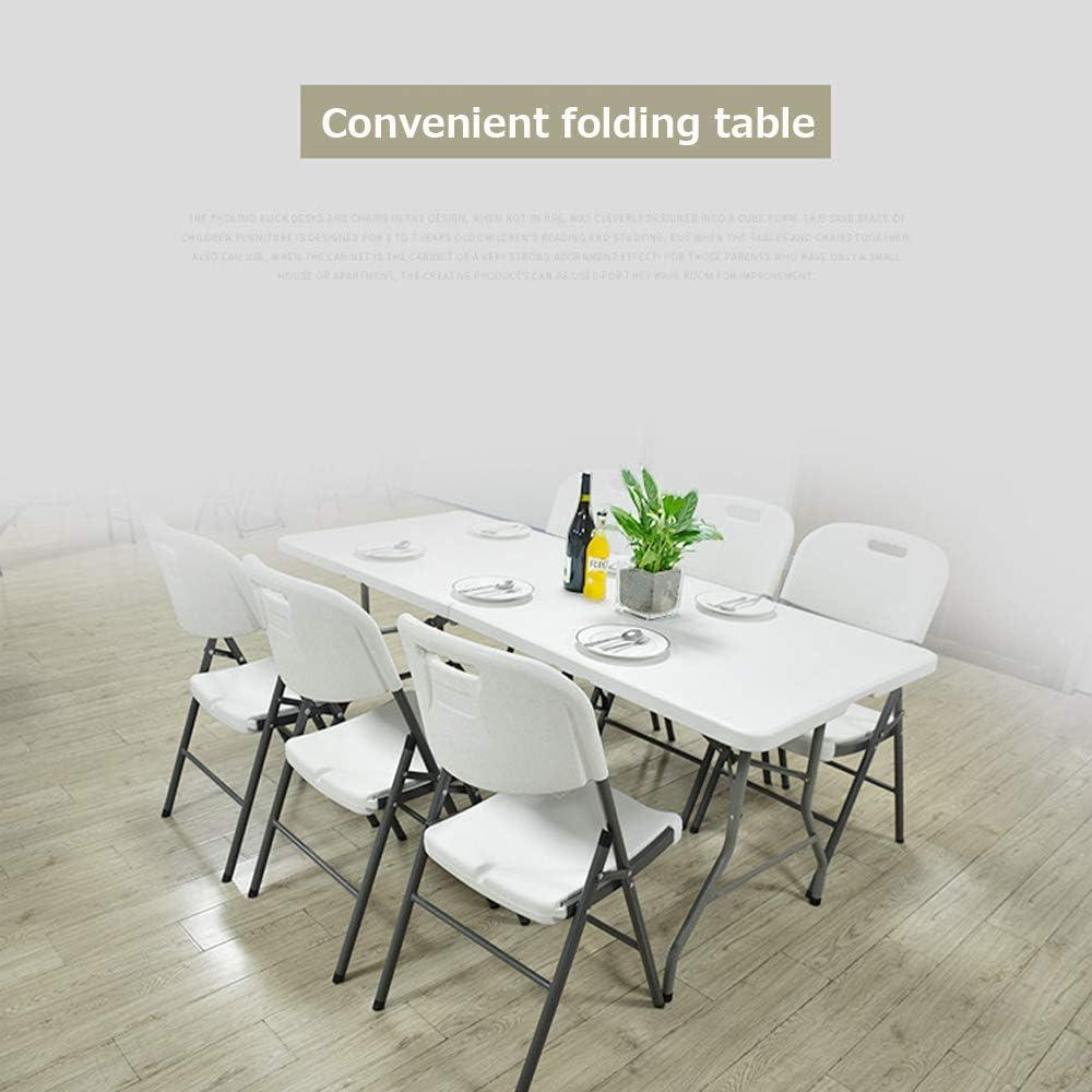 4ft 5ft 6ft Folding Table, Camping Tables That Fold Up Lightweight SZRP, Campland Outdoor Folding Table