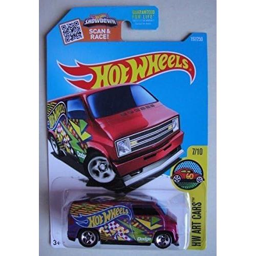 Hot Wheels Furgoneta Personalizada '77 Dodge 1:64 Art Cars